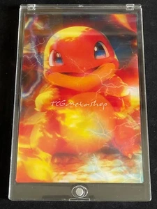 🔥 Charmander Pokemon Anime 3D Lenticolare Grande Carta Regalo da Collezione - Foto 1 di 1