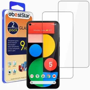Packx2 Verre trempé Google Pixel 5 Film Protection Ecran anti casse - Photo 1 sur 7