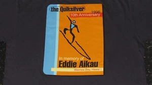 Original 1996 10th Anniversary Eddie Aikau Surfing Hawaii Very Rare LG Tee Shirt - Picture 1 of 6