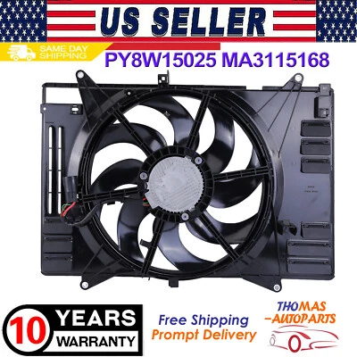 New Cooling Fans Assembly for Mazda CX-9 2016-2023 PY8W15025 MA3115168 - Image 1 of 4