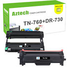 Tn760 Toner + Dr730 Drum Unit Compatible With Mfc-L2710dw Hl-L2350dw Hl-L2370dw