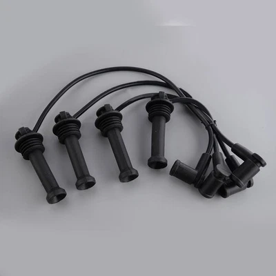 4x Spark Plug Lead Ignition Leads Fit For Ford Fiesta V Focus Fusion Mondeo IV - Image 1 of 4