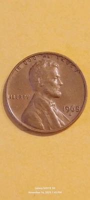 1968 D Penny Coin Error Obverse In God We Trust & Liberty on RIM Bleed Must See - Image 1 of 4