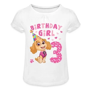Paw Patrol 3 Jahre Alt Geschenk 3. Geburtstag Skye Mädchen T-Shirt - Bild 1 von 17
