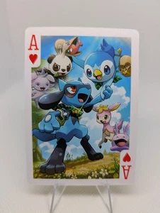 Riolu Piplup Pokemon Carta da Gioco Poker Card Nintendo Giapponese - NM - Foto 1 di 3