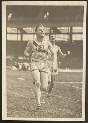 1921 Photo Type 1-USC Trojans Star Charles Paddock Sets 220 YD Record RMY LOA - Image 1 of 3