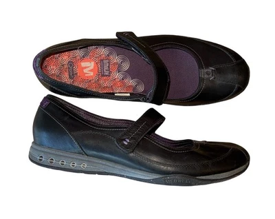 Merrell Shoes Womens Black Allure Mary Jane Hook & Loop Leather Ortholite Sz 10 - Image 1 of 4