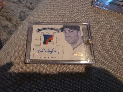 Parche automático Panini National Treasures David Wright 2012 materiales de firma 5/10 Foto 1 de 2