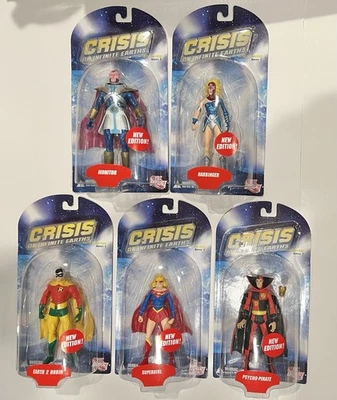 Minty DC Direct Crisis On Infinite Earths Series 1 Figures Set MOC New Edition - Image 1 of 4