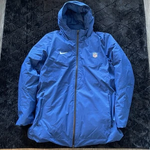 Nike NFL Team Issued piumino parka giacca blu uomo taglia XL DC3054-431 nuovo senza etichette - Foto 1 di 3