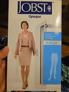 Jobst Opaque Petite Damen Kompression Knie 15-20 mmhg Strümpfe Stützen geschlossen - Bild 1 von 3