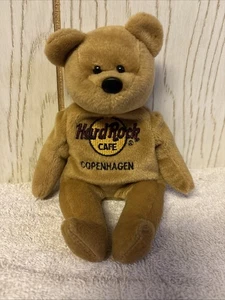 Isaac Bear Hard Rock Cafe Copenhagen 8 Zoll Plüschtier Stofftier - Bild 1 von 5