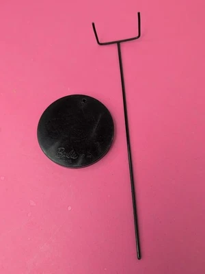 Barbie Mattel Vintage 12" Pedestal Muñeca Soporte Cola de Caballo Clavija Agujero Original R1 Foto 1 de 4