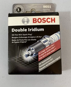 4 X BOSCH OE Fine Wire Double Iridium Power Performance Spark Plugs New Open Box - Picture 1 of 4