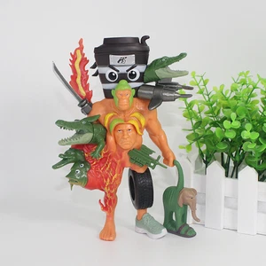 Italienische Brainrot Action Figuren Tung Tung Sahur Muscular Man Sammlerstück Spielzeug - Bild 1 von 19