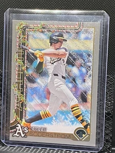Tyler Soderstrom  2025 Topps Holiday - Glitter Holiday  - #32 Athletics - Picture 1 of 2