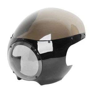 Motorrad universal Cafe Racer Maske Verkleidung für 5-3/4" Scheinwerfer - Bild 1 von 7