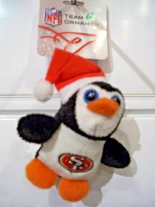 NFL San Francisco 49ers Mini Peluche Pingüino Ornamento - Imagen 1 de 1