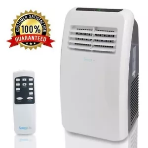 SereneLife 8,000 BTU Portable Air Conditioner Dehumidifier Steel Remote Control - Picture 1 of 8