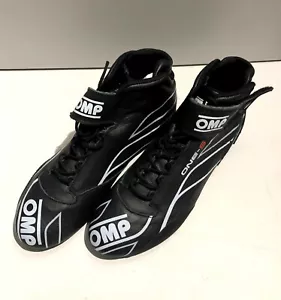 STIVALETTO PELLE KART KARTING RALLY IGNIFUGO NERO 42 OMP ONE-S IC/822 SENZA OMOL - Foto 1 di 16