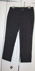 NWT~$99~Women's~TALBOTS~HERITAGE`STRAIGHT THROUGH HIP/THIGH~BLACK PANTS Size 10P - Picture 1 of 12
