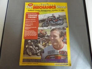 1998 guía de exhibición de mecánicos de motocicletas firmada a mano por Graeme Crosby (¡dos veces!) - Imagen 1 de 3