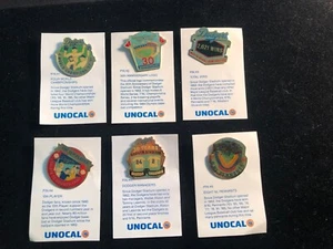 NEW 1992 Unocal Los Angeles Dodgers 6 Pin Set - Collectable in Package with Card - Picture 1 of 8