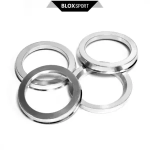 4pc 65.1-73.1 Hub Centric Ring Changed Wheel Size 65.1 to 73.1 for Saab 9-3, 9-5 - Picture 1 of 12