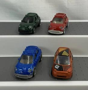 Hot Wheels Matchbox 2016 Fiat 500X Fiat 500 Lot Of 4  Die Cast - Picture 1 of 6