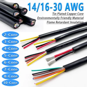 UL2464 Multi-Core Power Wire 16-30 AWG PVC Signal Control LED Cable 2-10 Cores - Picture 1 of 21