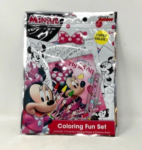 Disney Junior Minnie Coloring Book & Crayon Set - Kids Art Kit for Boys & Girls - Picture 1 of 6