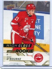 2018-19 Upper Deck CHL High Gloss Star Rookies Ryan O'Rourke 7/10