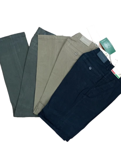 Pantalone Uomo invernale fustagno classico elegante  jeans Comodo caldo pesante - Immagine 1 di 4