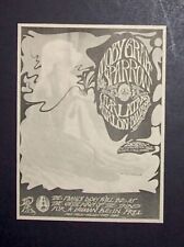 Moby Grape Charlatans Sparrow Avalon 1967 Concert Ad Alton Kelley Stanley Mouse