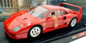 Hot Wheels 1/18 Scale Diecast 23911 - Ferrari F40 1988 - Red - Picture 1 of 5