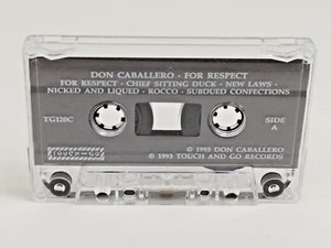 Don Caballero For Respect Cassette Tape Vintage 1993 Math Rock Touch & Go TG120C - Picture 1 of 12