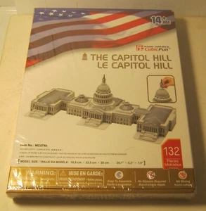 CUBIC FUN 3D Puzzle THE CAPITOL HILL New in Cello Wrap!!! - Picture 1 of 2