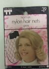 Vintage Hair Nets! Nylon! Non-Run! Pack Of 3! (Grey! ) Unique Old Items! Nice!