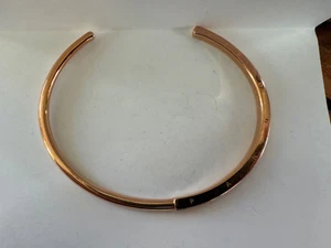 Original NEU Pandora Signature offener Armreif rosevergoldet - Bild 1 von 3