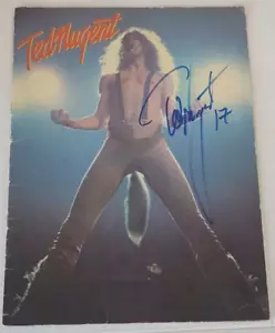 Ted Nugent signed handsigniert 1979 9x12 TNT Tour Programm - guter Zustand - Bild 1 von 5