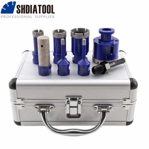 8pcs Diamond Kit Bits Porcelain Tile Marble Drilling Core Hole Saw Cutter 5/8" - Picture 1 of 11