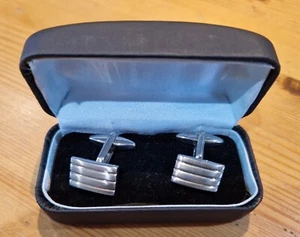 Cufflinks never used bnwot, silver, stainless steel. - Picture 1 of 3