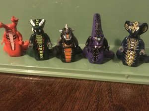 lego ninjago serpentine generals minifigures