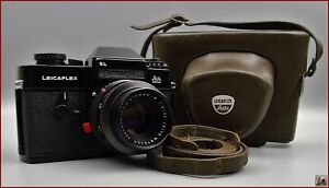 Leica Leicaflex SL Noir Appareil Photo Reflex 24x36 Objectif Summicron R 2/50