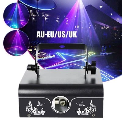 Full color RGB Animation Laser Projector Light ILDA DJ Disco SHOW Stage Light - Image 1 of 4