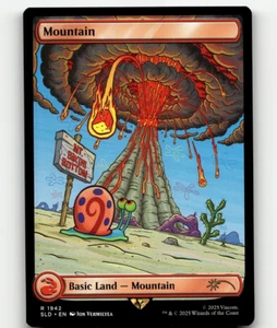 MTG Secret Lair X SpongeBob - Mountain (1942) - Picture 1 of 1