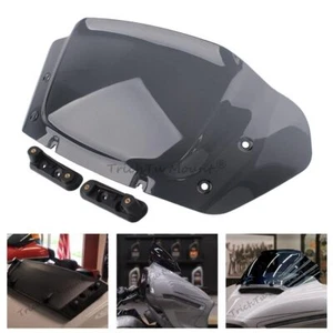 Gray 10" Windshield Windscreen fits for Harley CVO Street Glide FLHXSE FLHX 2024 - Picture 1 of 23