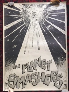 ***RARE*** Authentic Original THE PLANET SMASHERS Canada Poster - Foto 1 di 6