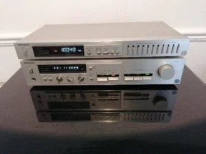 Technics Su-45 Intergrated Amplifier + Technics St-z45l Tuner Silber Japan - Bild 1 von 9