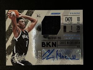 2015-16 Absolute Chris McCullough Jersey Auto Rookie Card Serial #/149 🔥🔥🔥